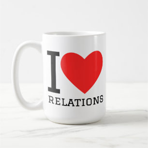 Taza De Café Amo las relaciones