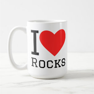 Taza De Café Amo las rocas