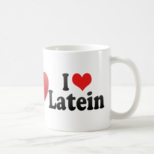 Taza De Café Amo Latein (Derecha)