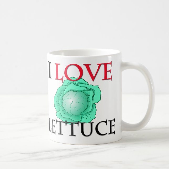 Taza De Café Amo lechuga (Derecha)