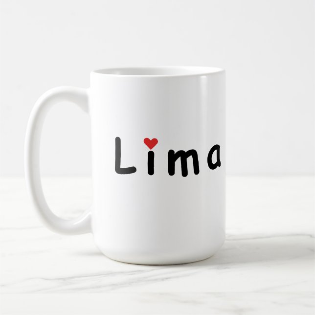 Taza De Café Amo Lima Perú (Izquierda)