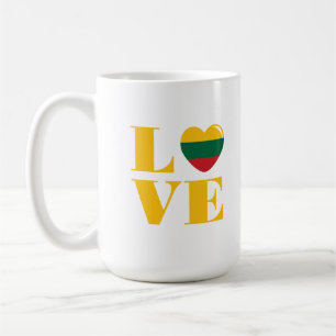 Taza De Café Amo Lituania