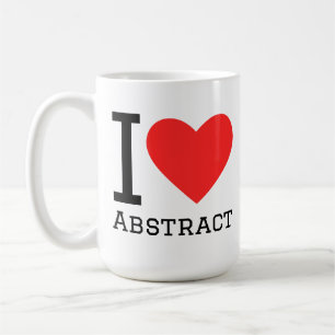 Taza De Café Amo lo abstracto