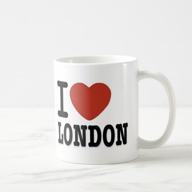 TAZA DE CAFÉ AMO LONDRES (Derecha)