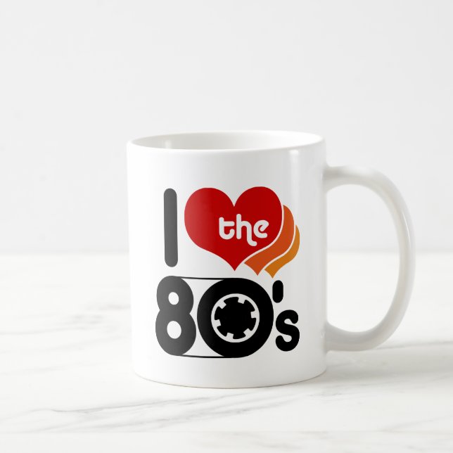 Taza De Café Amo los 80 (Derecha)