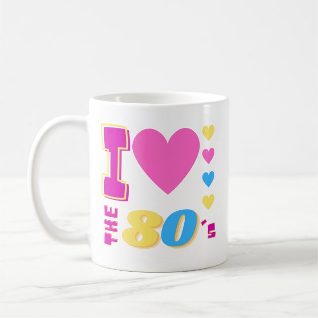 Taza De Café Amo los 80 (Izquierda)