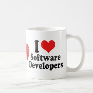 Taza De Café Amo los analistas de programas informáticos
