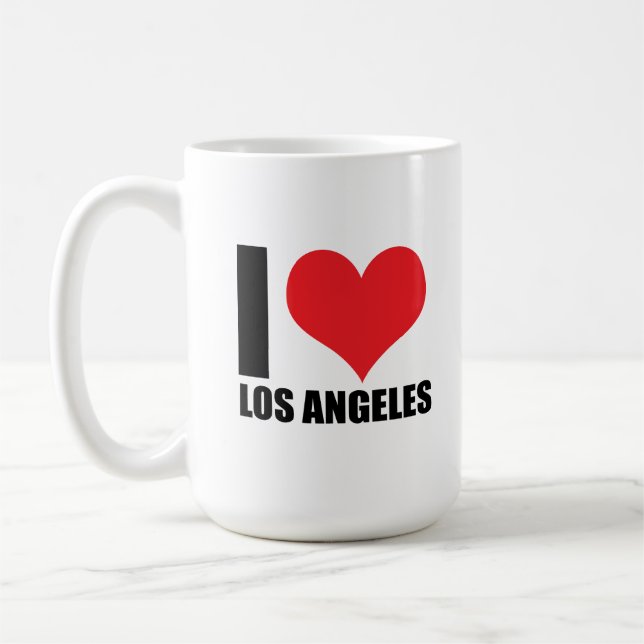 Taza De Café Amo Los Ángeles (Izquierda)
