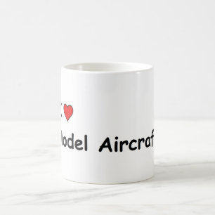 Taza De Café Amo los aviones modelo