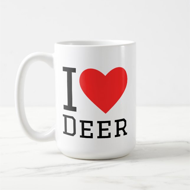 Taza De Café Amo los ciervos (Izquierda)