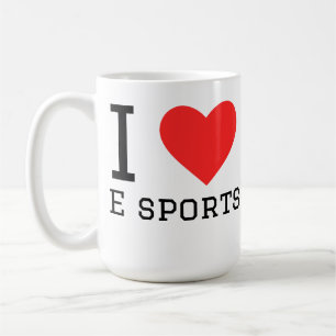 Taza De Café Amo los deportes electrónicos