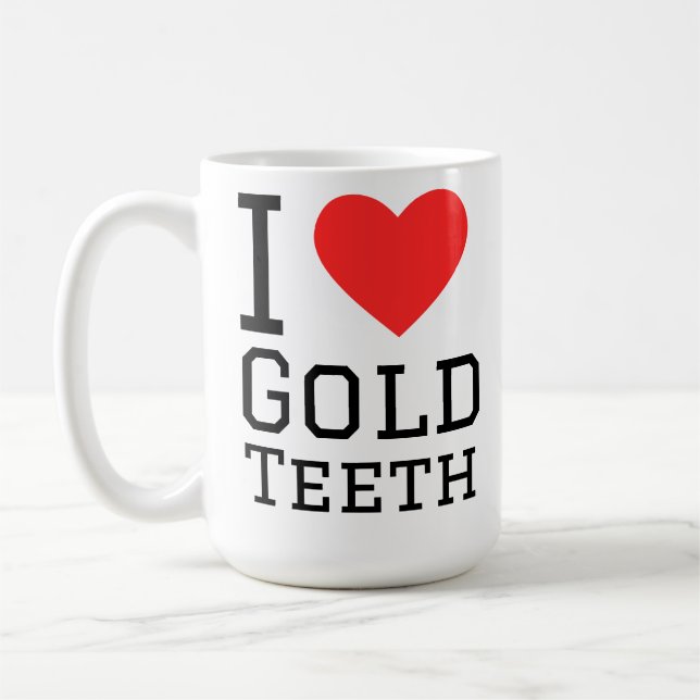 Taza De Café Amo los dientes de oro (Izquierda)