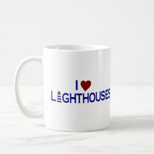 Taza De Café Amo los faros