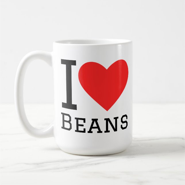 Taza De Café Amo los frijoles (Izquierda)