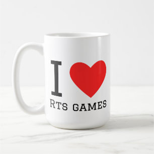 Taza De Café Amo los juegos rts