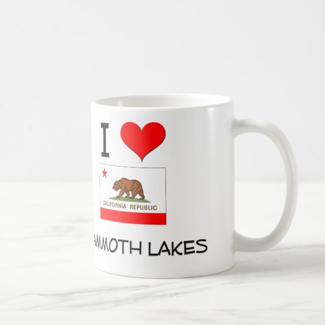 Taza De Café Amo los LAGOS GIGANTESCOS California (Derecha)