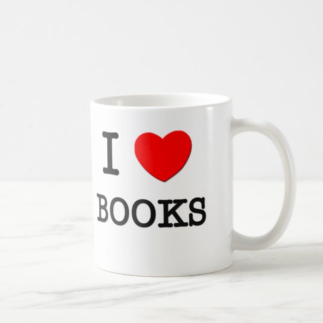 TAZA DE CAFÉ AMO LOS LIBROS (Derecha)