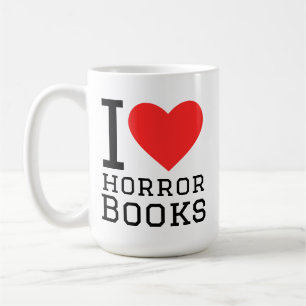 Taza De Café Amo los libros de terror
