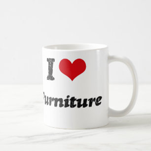 Taza De Café Amo los muebles