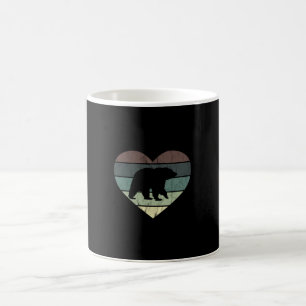Taza De Café Amo Los Osos Del Oso Negro Fan Oso Marrón