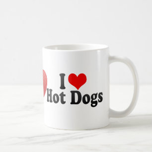 Taza De Café Amo los perritos calientes