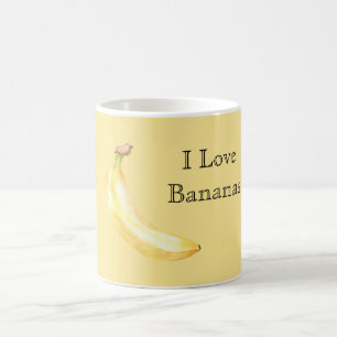 Taza De Café Amo los plátanos