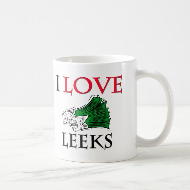 Taza De Café Amo los puerros (Derecha)