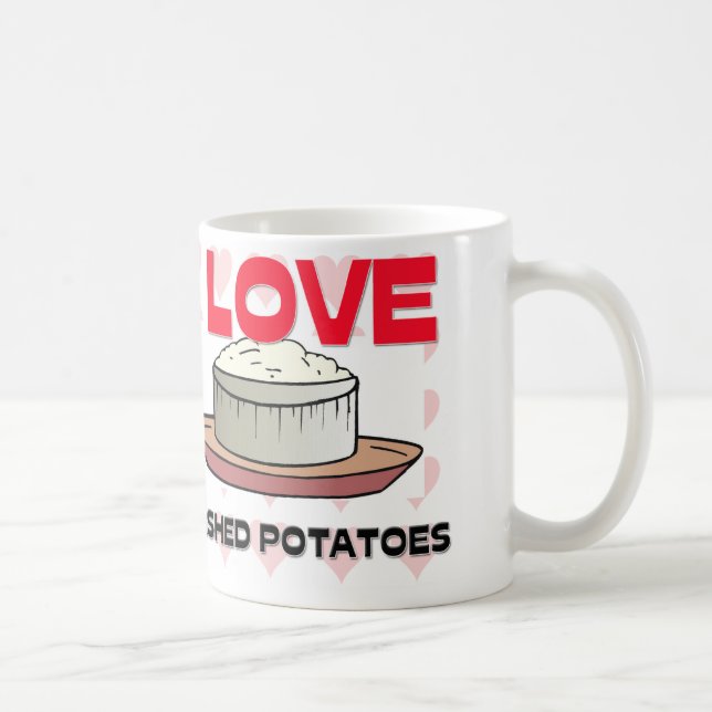 Taza De Café Amo los purés de patata (Derecha)