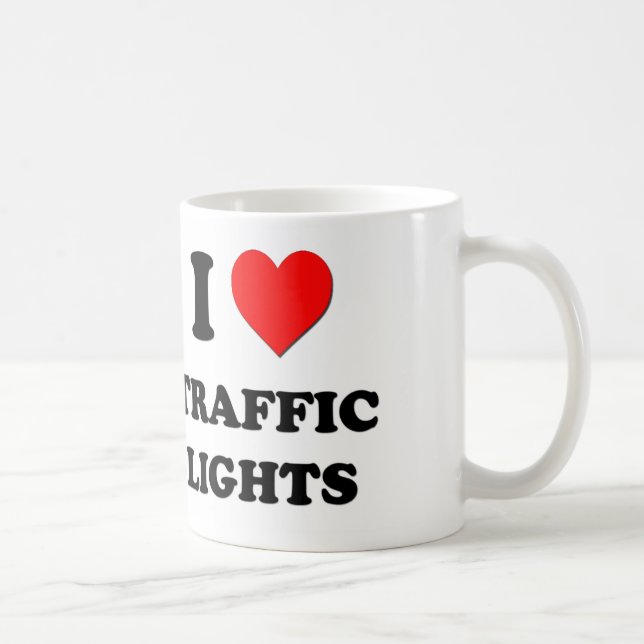Taza De Café Amo los semáforos (Derecha)