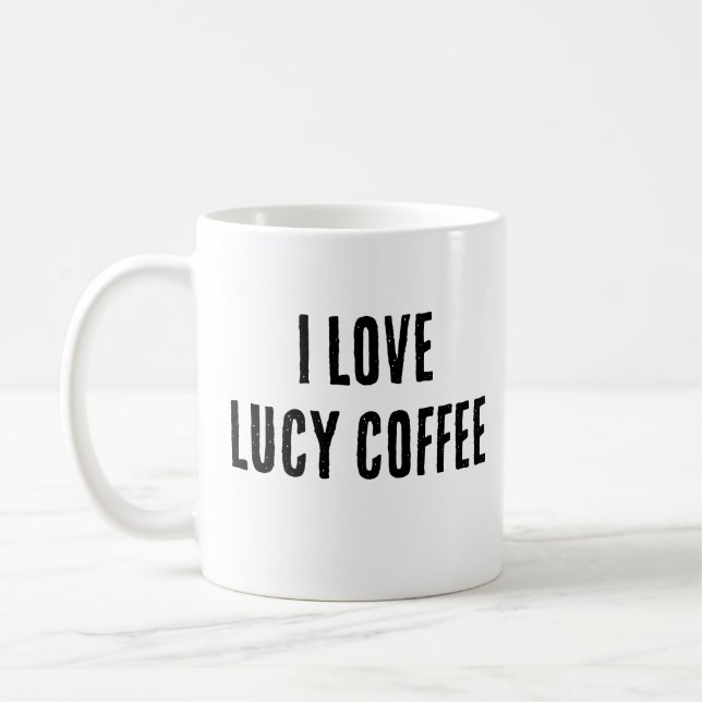 Taza De Café Amo Lucy Coffee Mug (Izquierda)