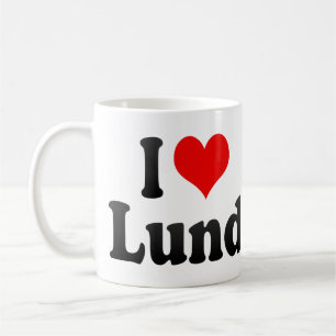 Taza De Café Amo Lund, Suecia. Punta Alskar Lund, Suecia