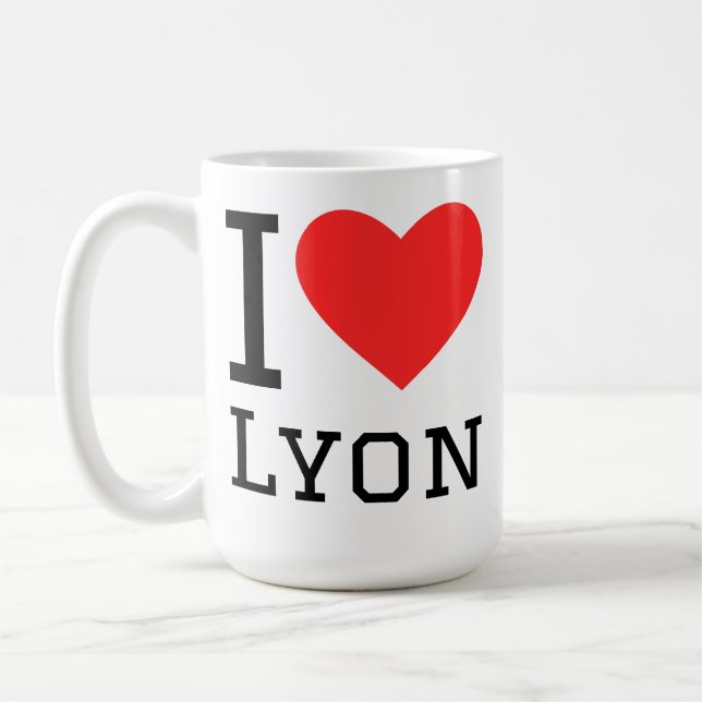 Taza De Café Amo Lyon (Izquierda)