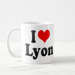 Taza De Café Amo Lyon, Francia