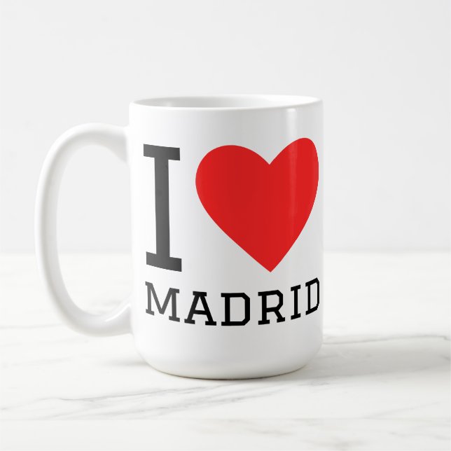 Taza De Café Amo Madrid (Izquierda)