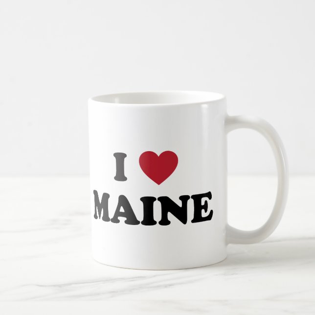 Taza De Café Amo Maine (Derecha)