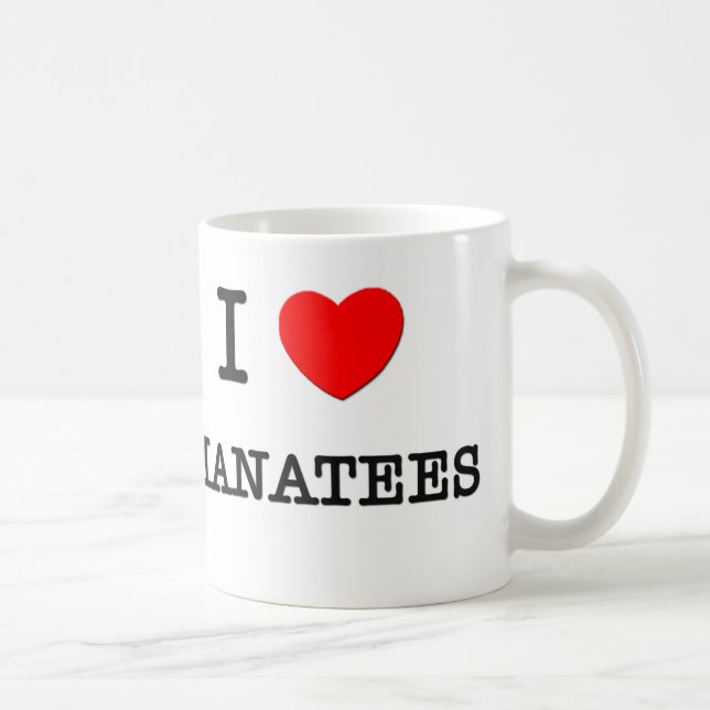 Taza De Café Amo MANATEES (Derecha)