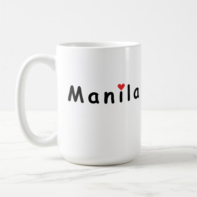 Taza De Café Amo Manila (Izquierda)