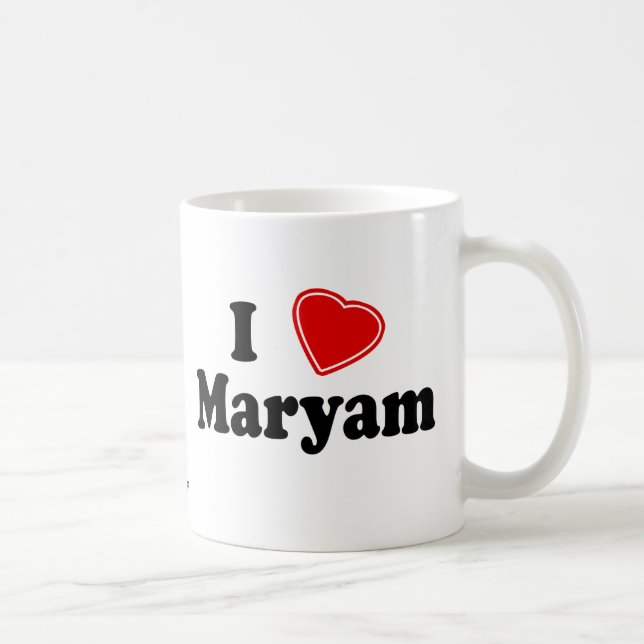 Taza De Café Amo Maryam (Derecha)