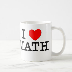 Taza De Café Amo MATEMÁTICAS