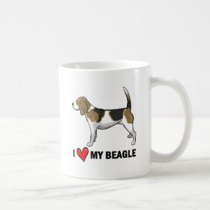Taza De Café Amo mi beagle
