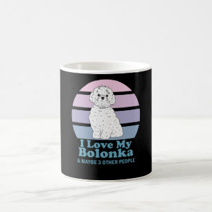 Taza De Café Amo mi Bolonka y otras 3 personas