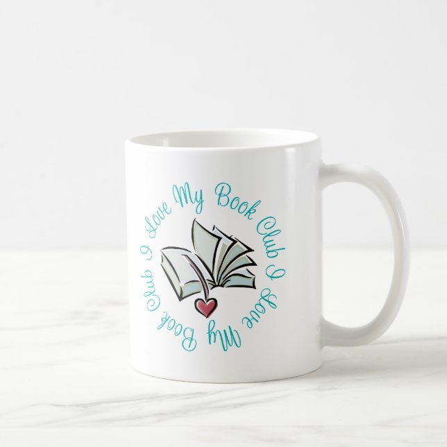 Taza De Café Amo mi Bookclub (Derecha)