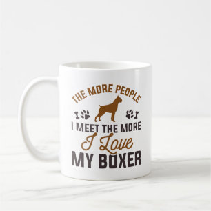 Taza De Café Amo Mi Boxer
