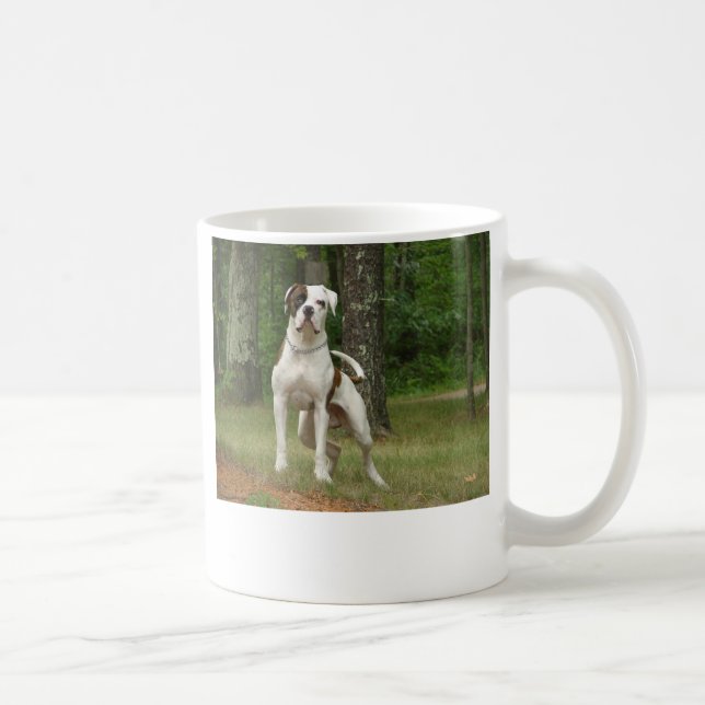 TAZA DE CAFÉ AMO MI BULLDOG AMERICANO (Derecha)