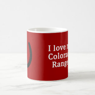 Taza De Café Amo Mi Caballo De Ranger Colorado