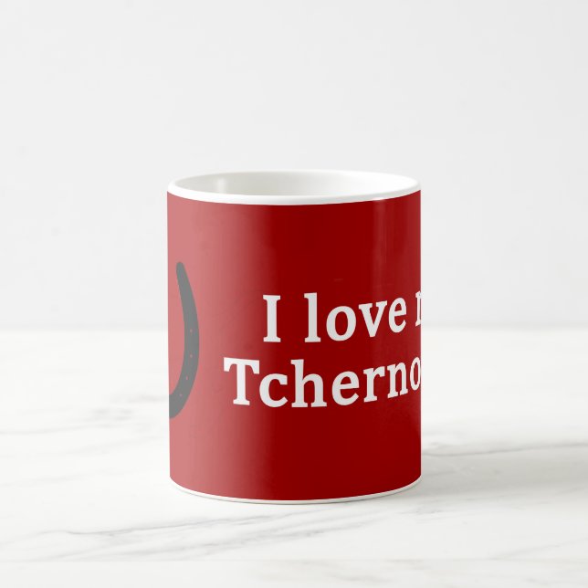 Taza De Café Amo Mi Caballo De Tchernomor (Centro)