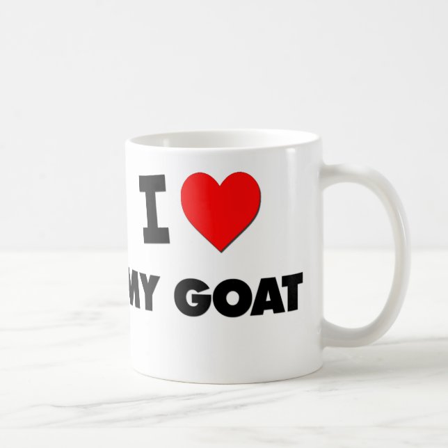 Taza De Café Amo mi cabra (Derecha)