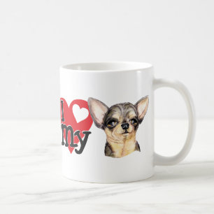 Taza De Café Amo mi Chihuahua de B&T