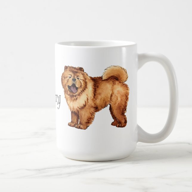 Taza De Café Amo mi Chow (Derecha)