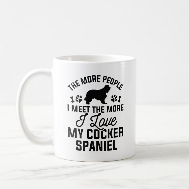 Taza De Café Amo Mi Cocker Spaniel (Izquierda)